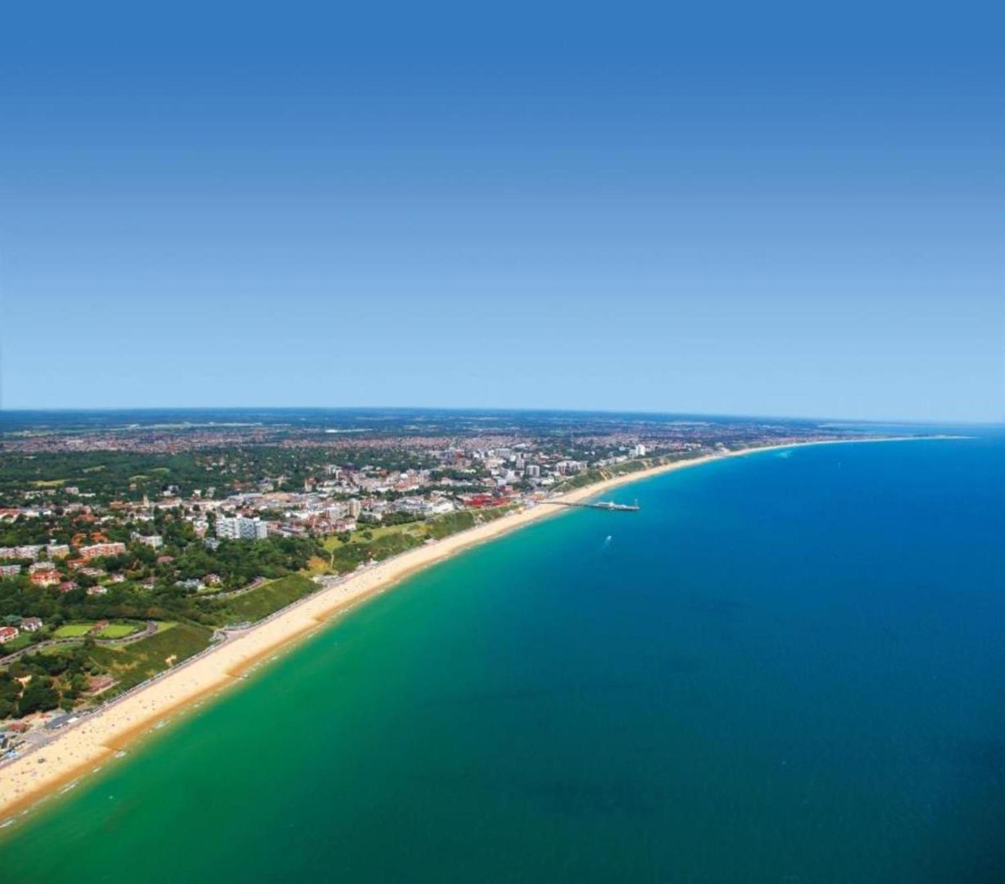Bournecoast - Clifftop Apartment With Garden -Fm827 بورنماوث المظهر الخارجي الصورة